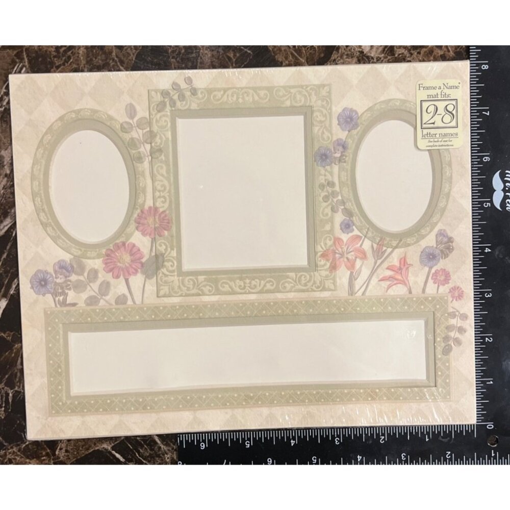 Antiquity Frame A Name Mat For 2-8 Letter Names by K&Company